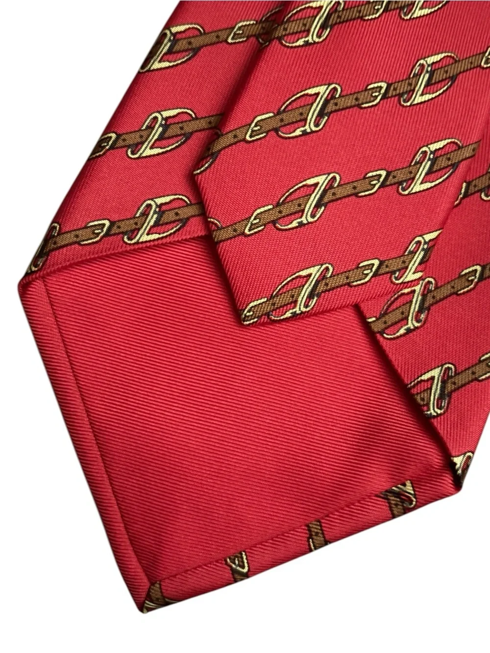 HERMÈS silk tie